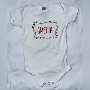 Gildan Personalized Onesie “Amelia”